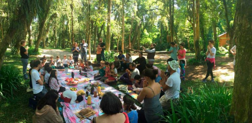 Grão Saber in Brazilië - een grote buitenpicknick