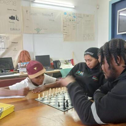 The Breede Centre After School Program, schaken